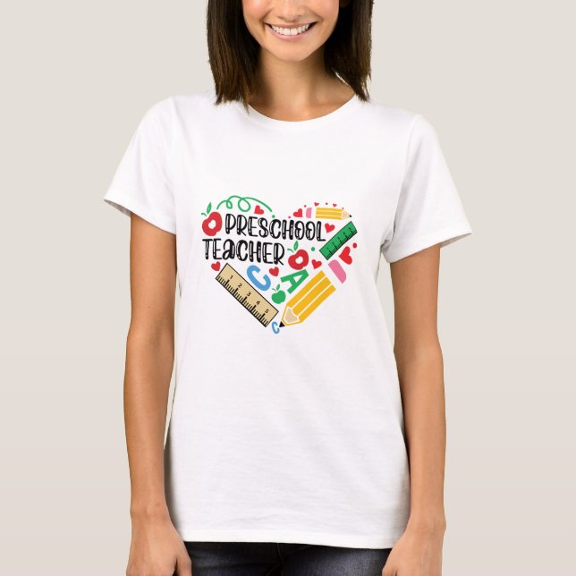 Preschool Lehrer T-Shirt (Vorderseite)