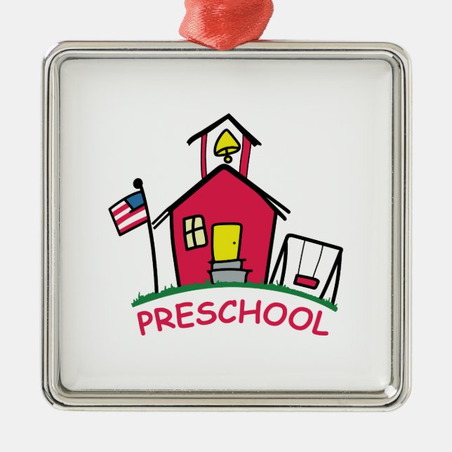PRESCHOOL ORNAMENT AUS METALL (Vorne)
