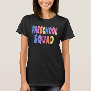 Preschool Squad Lehrerin zurück zur App für Schulg T-Shirt