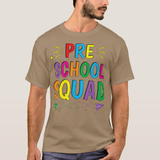 Preschool Squad PreK Zurück zur Schule T-Shirt