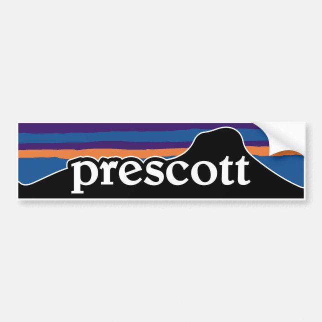 Prescott Arizona Autoaufkleber (Vorne)
