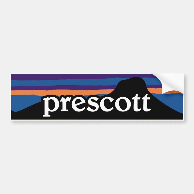 Prescott Arizona Autoaufkleber (Vorne)