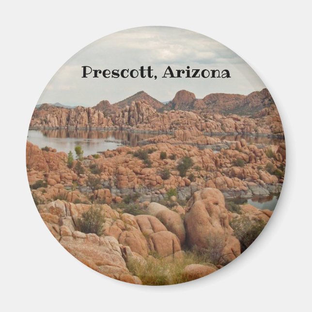 Prescott Arizona Roter Foto Magnet (Vorne)