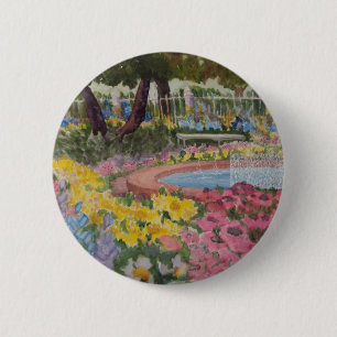 Prescott Park Garden Poppies Portsmouth NH Button