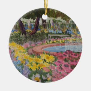 Prescott Park Garden Poppies Portsmouth NH Keramikornament