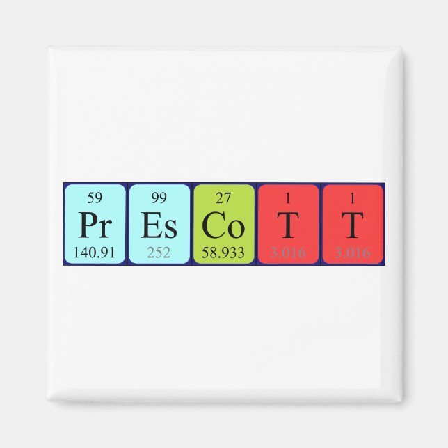 Prescott-Periodenmagnet Magnet (Vorne)