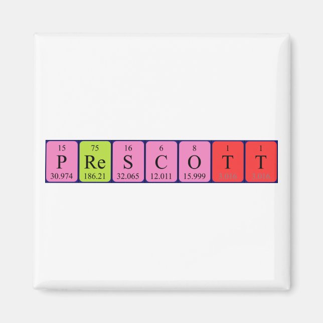 Prescott-Periodenmagnet Magnet (Vorne)