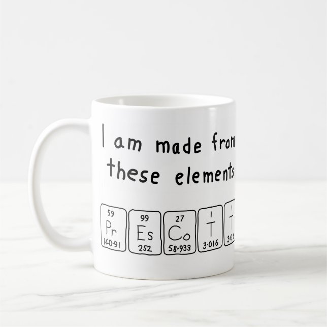 Prescott Periodenname Tasse (Links)