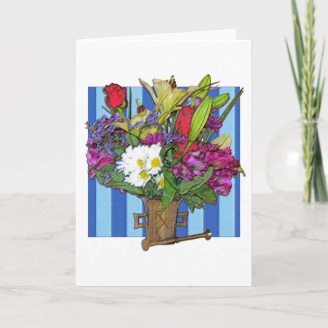 Prescription pour la carte de fleurs (Devant)