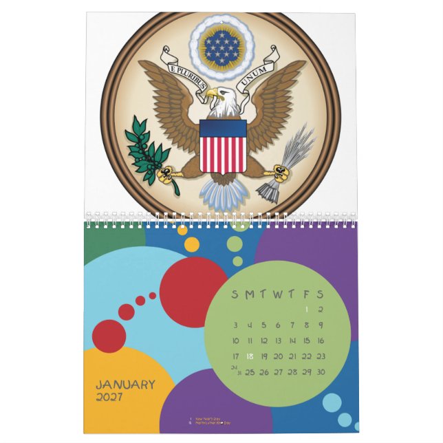 Presdiental Kalender (Jan 2027)