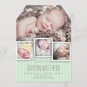 Présentation de Baby Boy Faire-part de naissance