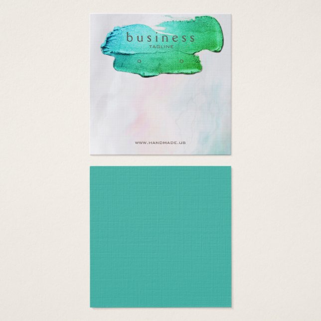 Présentoir à boucles d'oreilles en agate côtière (Devant & derrière)