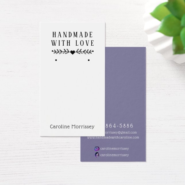 Présentoir de bijoux simple pour boucles d'oreille (Bureau)