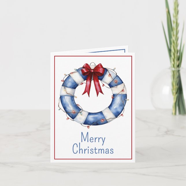 Préservateur Nautique De Vie De Noël Avec Bow (Devant)