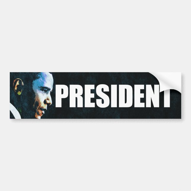 president_bumper_sticker autoaufkleber (Vorne)