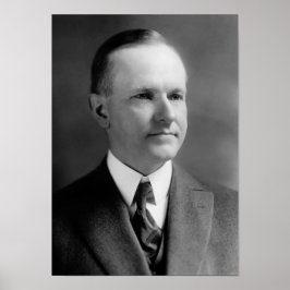 President Calvin Coolidge Portrait - 1923 Poster
