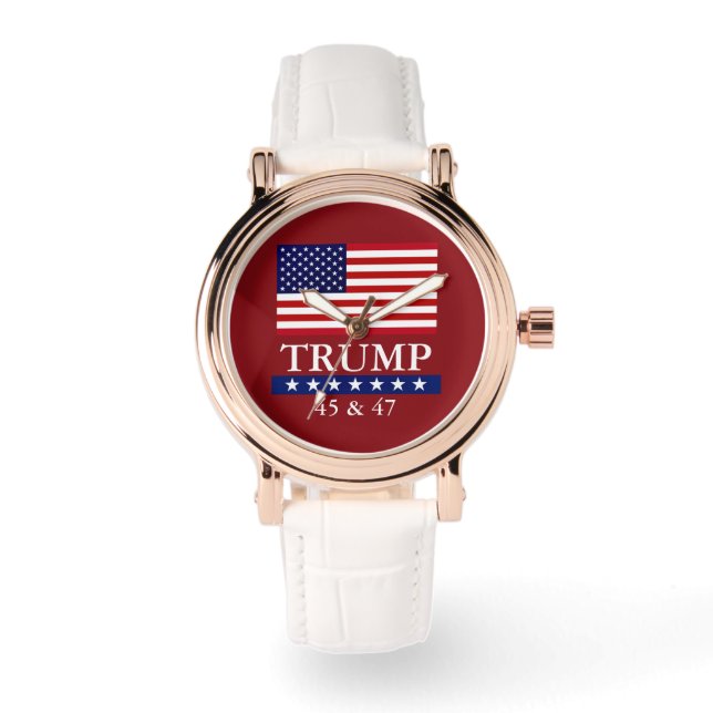PRESIDENT DONALD TRUMP WOMEN'S WATCH ARMBANDUHR (Vorderseite)