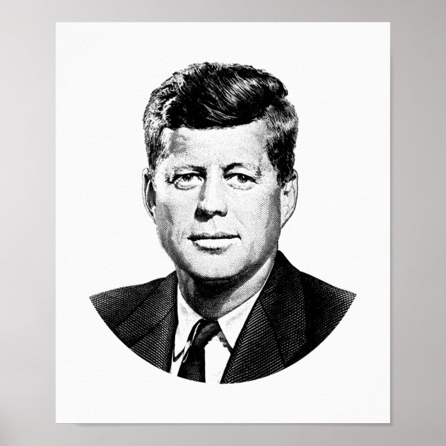 President John F. Kennedy Graphic Poster (Vorne)