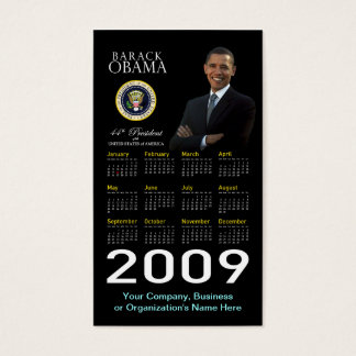 Président Obama - Calendrier Carte de visite Pocke