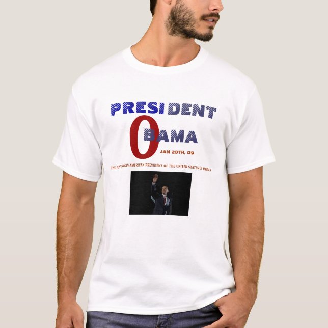 PRÉSIDENT OBAMA INAUGURATION T-SHIRT (Devant)