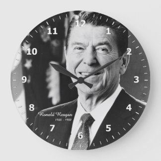 President Ronald Reagan Clock Große Wanduhr