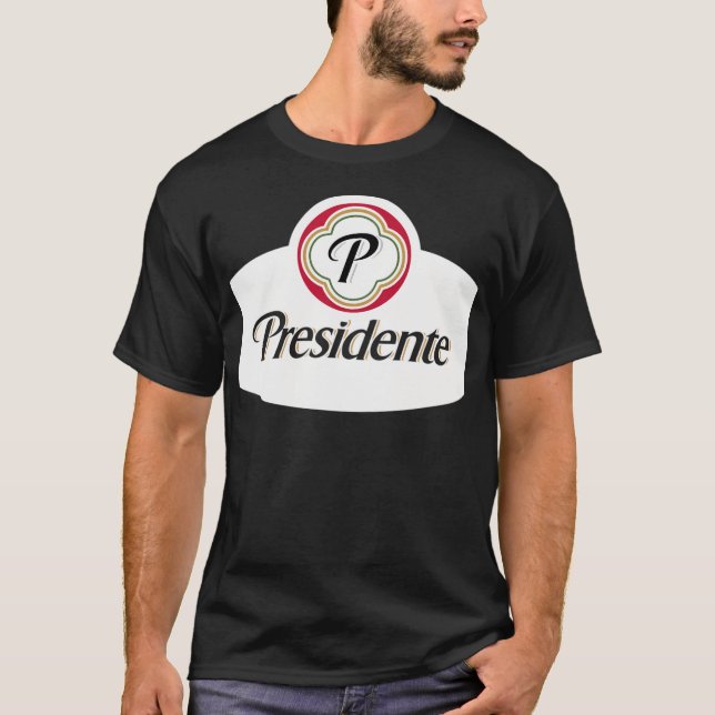Presidente Cerveza Caribbean Beer Dominikanische R T-Shirt (Vorderseite)