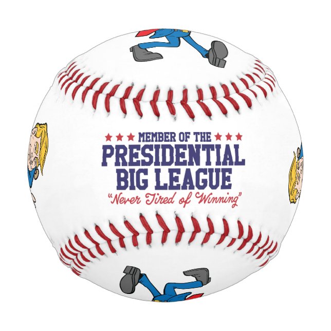"Presidential Big League" Funny Trump Baseball (Vorderseite)