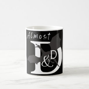 Presque D&D Mug (arrière - plan noir)