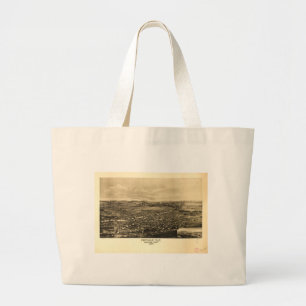 Presque Insel Aroostook County Maine (1894) Jumbo Stoffbeutel