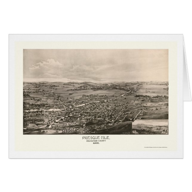 Presque Insel, ICH panoramische Karte - 1894 (Vorderseite (Horizontal))