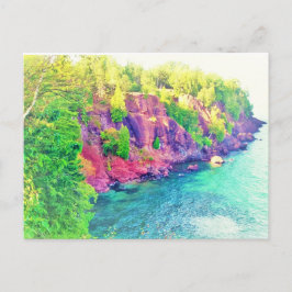 Presque Isle helle Postkarte