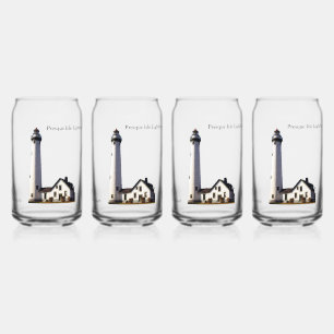 Presque Isle Leuchtturm kann Glas