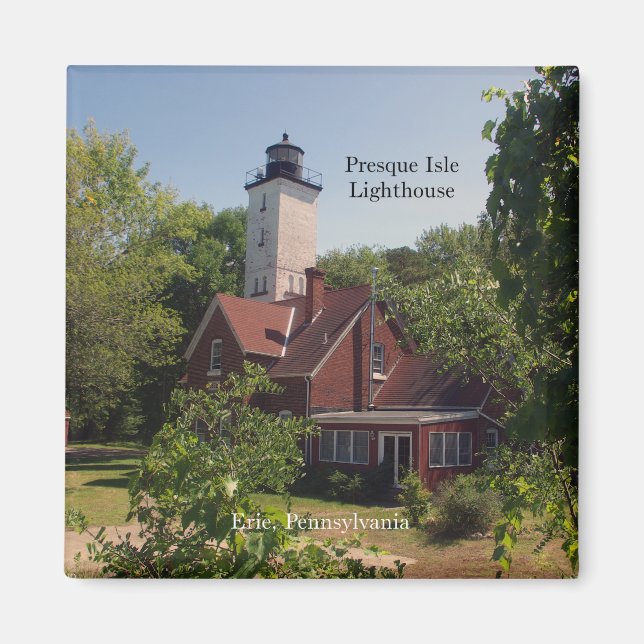 Presque Isle Lighthouse Erie-Magnet Magnet (Vorne)