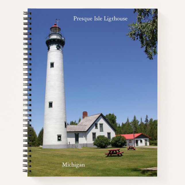 Presque Isle & Old Presque Isle Lighthouse Notizbuch (Vorderseite)