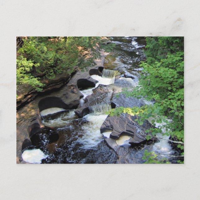 Presque Isle River Postcard Postkarte (Vorderseite)