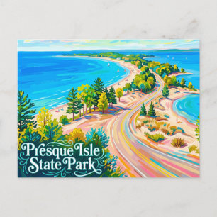 Presque Isle State Park USA Postkarte