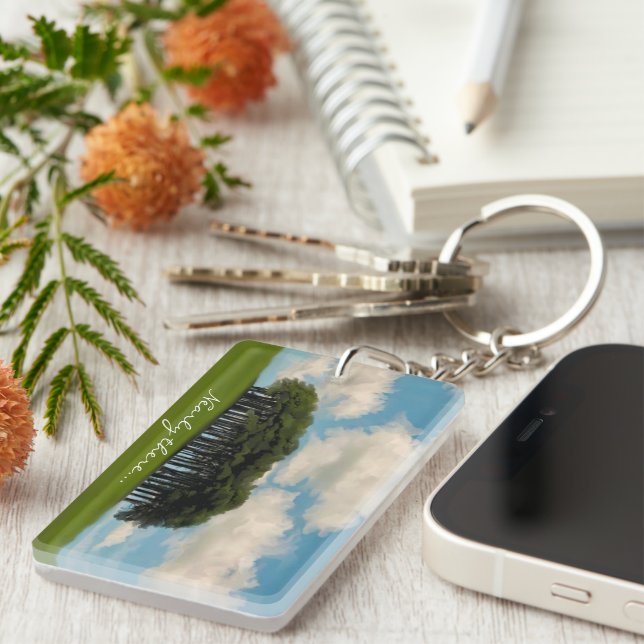 Presque trois arbres Cornish drive repère (Devant droit)