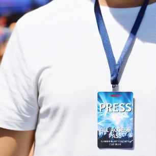 PRESS All Access Pass Konzertveranstaltung Ausweis