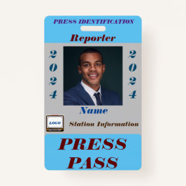 Press Pass Badge Ausweis