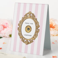 Presse für Champagne | Rosa Streifen