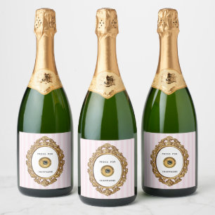 Presse für Sparkling Wine Rosa Streifen