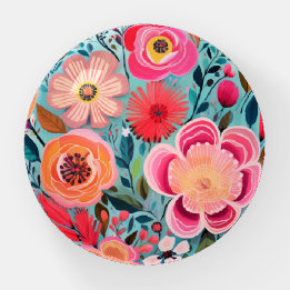Presse-papiers Joli botanique couleur vive florale