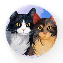 Portrait de chat Dome Papier