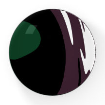 Submersion : Noir Abstrait, Blanc, Violet & Vert