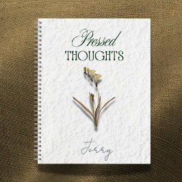 Pressed Thoughts – Poetcore Writing Journal Notizbuch