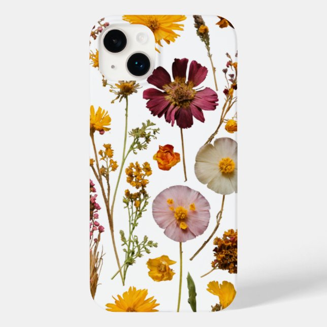 Pressed Wildblume Garden - Apple iPhone Case-Mate iPhone 14 Plus Hülle (Rückseite)
