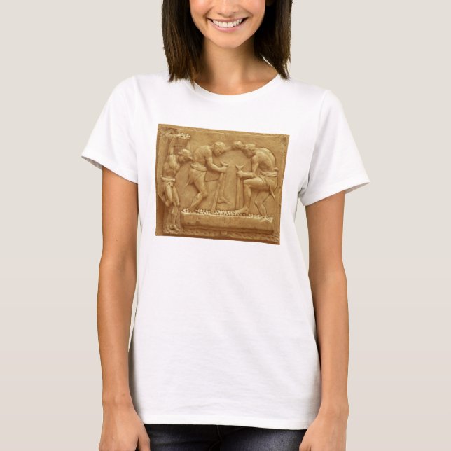 Pressen der Trauben (Marmor) T-Shirt (Vorderseite)