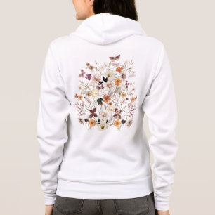 Pressen von Blume, Wilde Blume, Name, Kerngehalt Hoodie