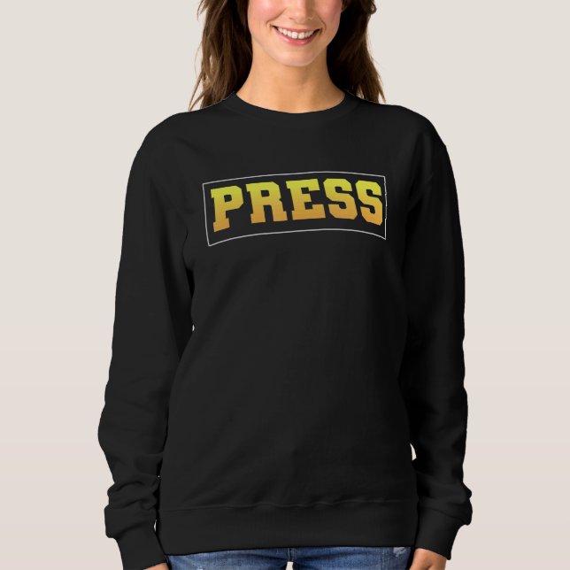 Pressereferentin für Journalisten Sweatshirt (Vorderseite)