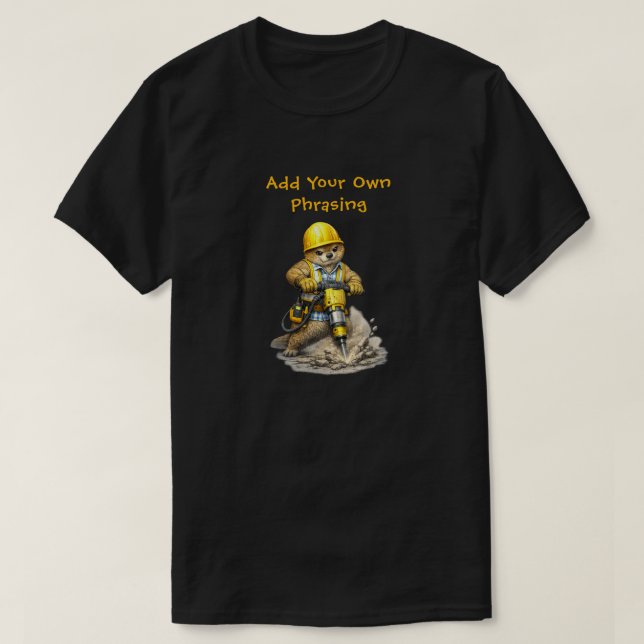 "Presslufthammer" T-Shirt (Design vorne)